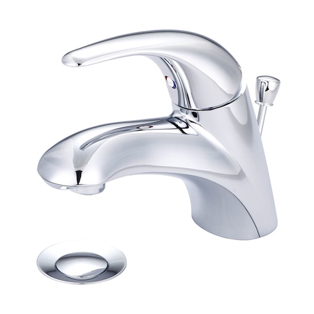 Pioneer Industries Single Handle Bathroom Faucet, Compression Hose, Single Hole, Chrome, Weight: 4.4 3LG260H
